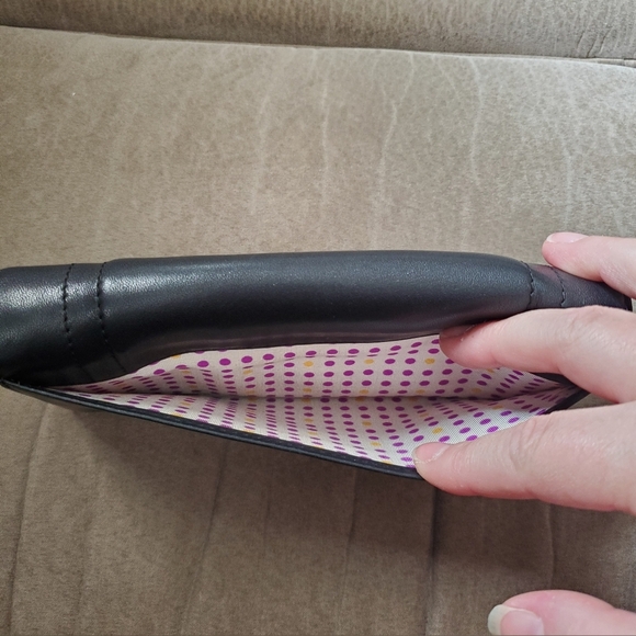 KATE SPADE TOMPKINS SQUARE FLAP CHRISSY Wallet In Black - Picture 6 of 10